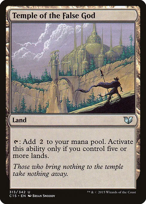 Temple of the False God · Commander 2015 313/342