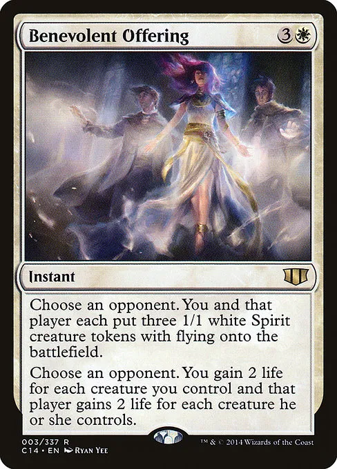 Benevolent Offering · Commander 2014 3/337