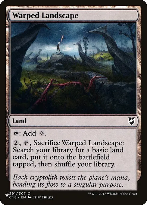 Warped Landscape · The List C18-291/5050