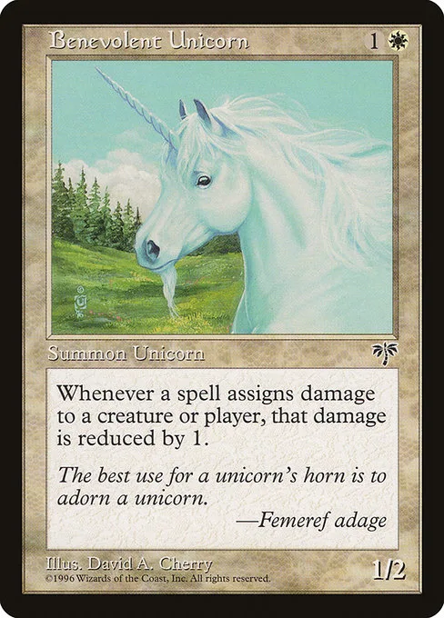Benevolent Unicorn · Mirage 4/353
