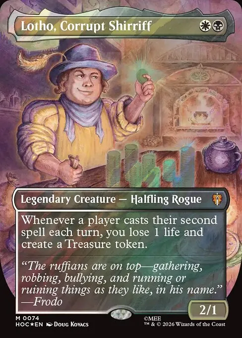 Lotho, Corrupt Shirriff · The Hobbit Commander 74/7