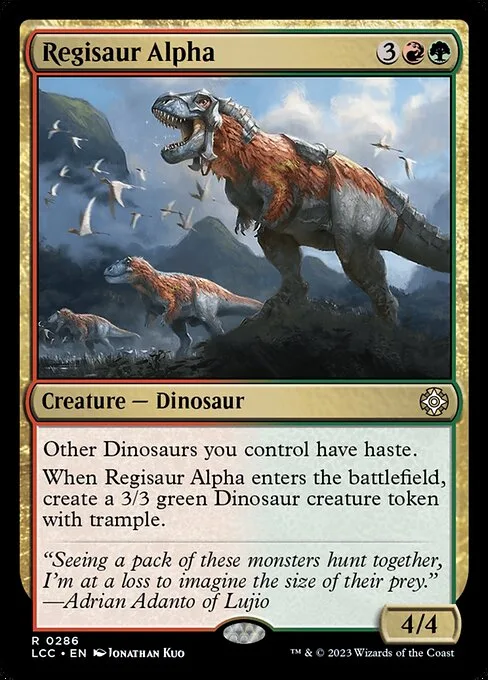 Regisaur Alpha · The Lost Caverns of Ixalan Commander 286/370