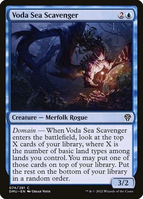 Voda Sea Scavenger · Dominaria United 74/453