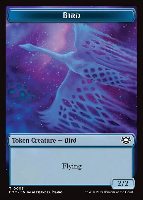 Bird · Edge of Eternities Commander Tokens 3/16