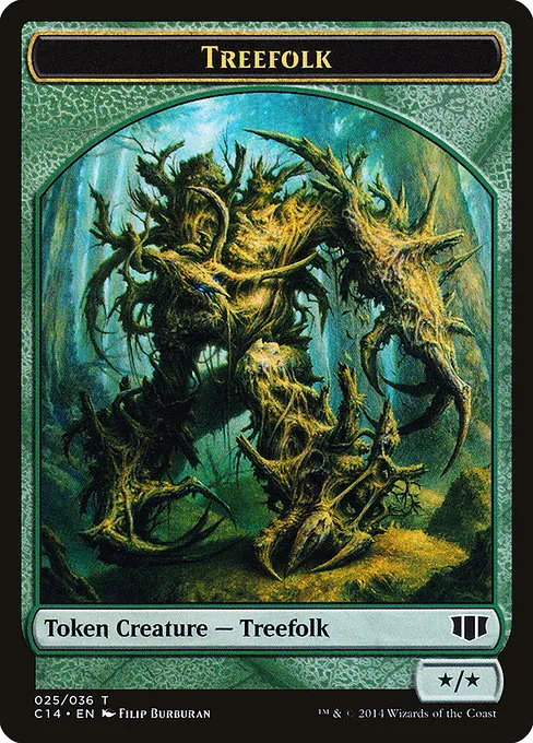 Treefolk · Commander 2014 Tokens 25/36