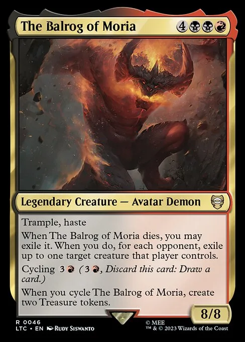 The Balrog of Moria · Tales of Middle-earth Commander 46/591