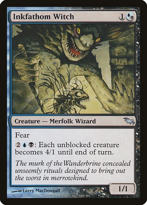 Inkfathom Witch · Shadowmoor 168/302