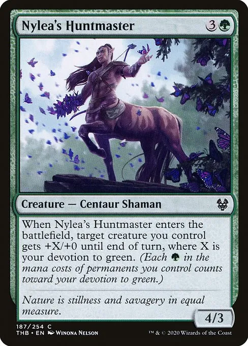 Nylea's Huntmaster · Theros Beyond Death 187/358