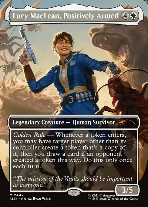Lucy MacLean, Positively Armed · Secret Lair Drop 2447/2547