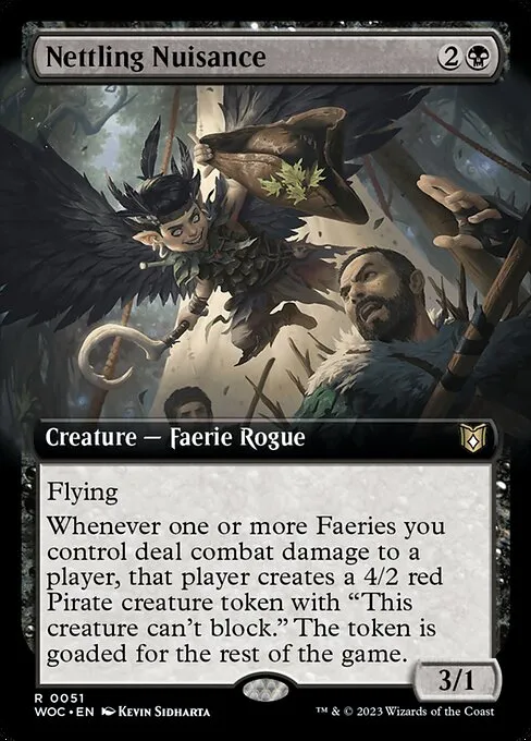 Nettling Nuisance · Wilds of Eldraine Commander 51/173