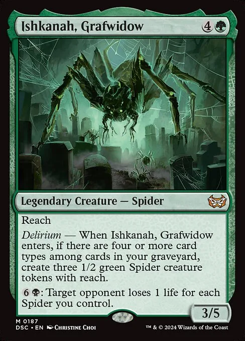 Ishkanah, Grafwidow · Duskmourn: House of Horror Commander 187/373