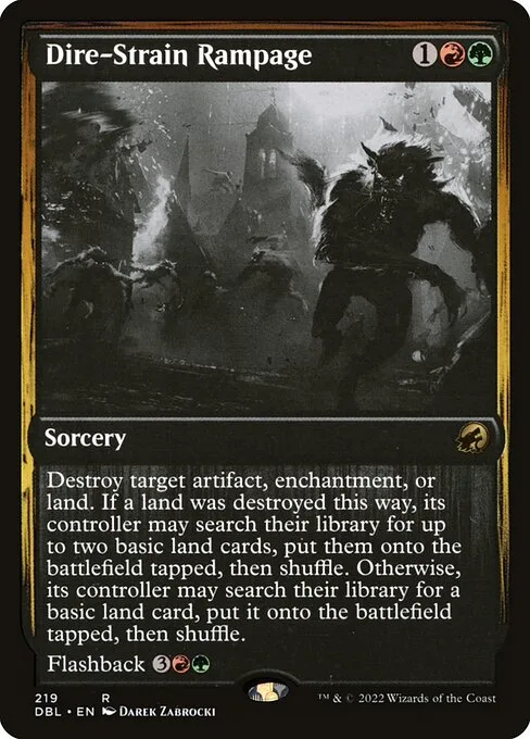 Dire-Strain Rampage · Innistrad: Double Feature 219/535