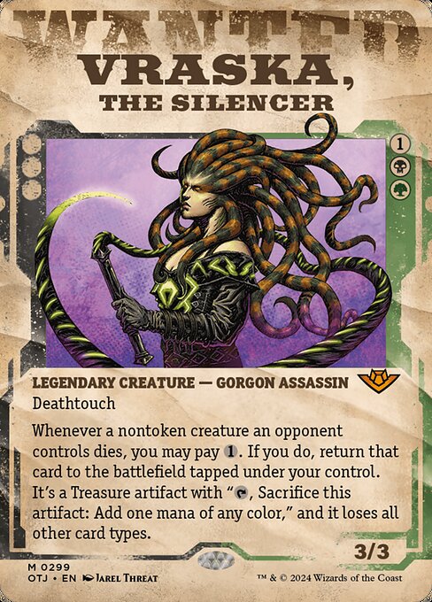 Vraska, the Silencer · Outlaws of Thunder Junction 299/374