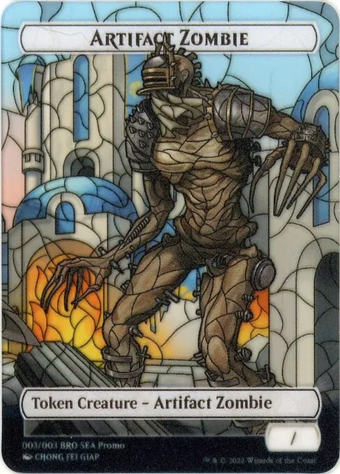 Artifact Zombie · The Brothers' War Southeast Asia Tokens 3/3
