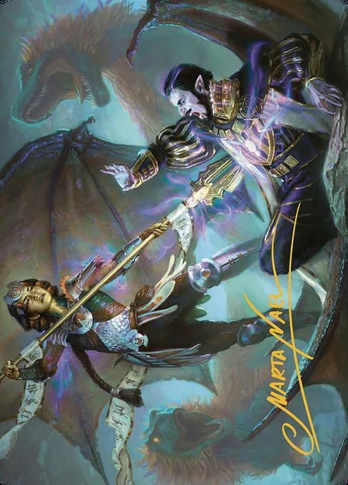 Huatli's Final Strike // Huatli's Final Strike · The Lost Caverns of Ixalan Art Series 28/81