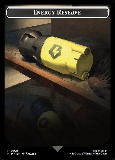 Energy Reserve · Fallout Tokens 21/22