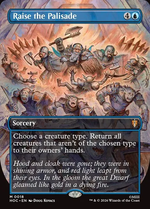 Raise the Palisade · The Hobbit Commander 18/7