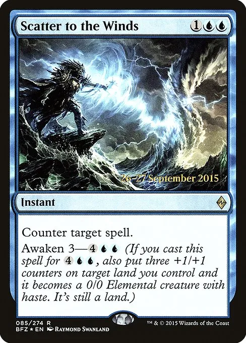 Scatter to the Winds · Battle for Zendikar Promos 85s/90