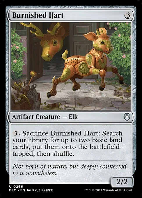Burnished Hart · Bloomburrow Commander 266/356