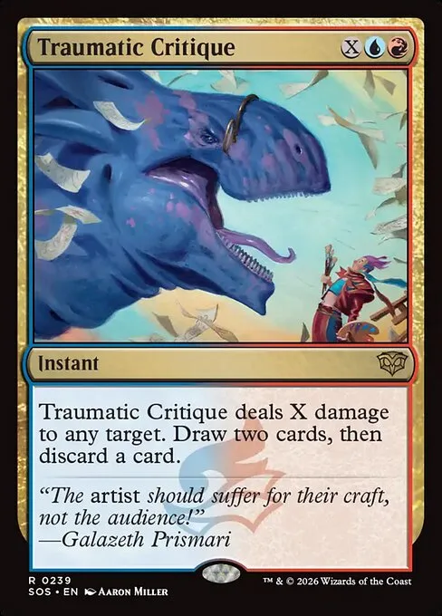 Traumatic Critique · Secrets of Strixhaven 239/368