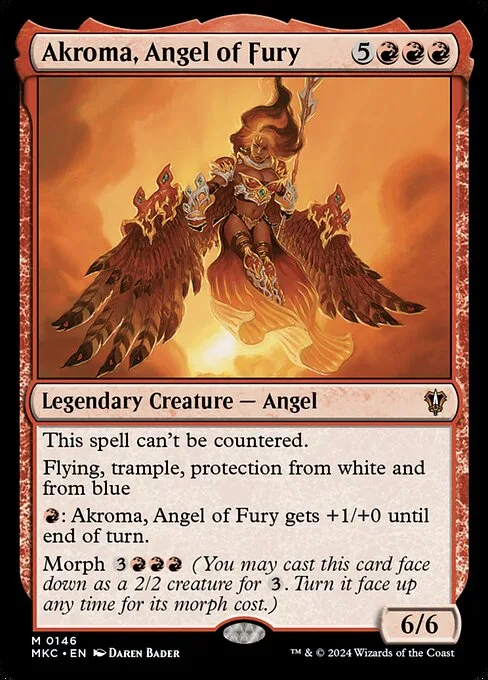 Akroma, Angel of Fury · Murders at Karlov Manor Commander 146/358