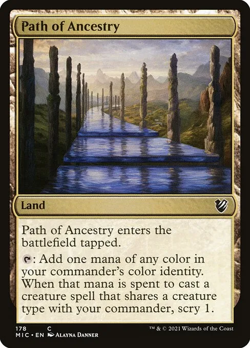 Path of Ancestry · Midnight Hunt Commander 178/187