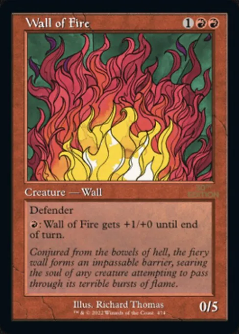 Wall of Fire · 30th Anniversary Edition 474/594