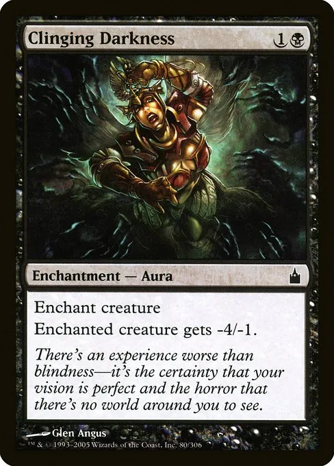 Clinging Darkness · Ravnica: City of Guilds 80/306