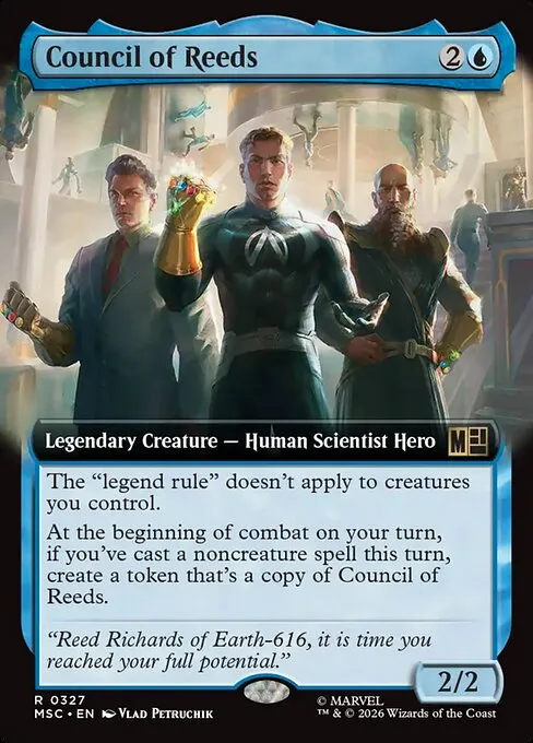 Council of Reeds · Marvel Super Heroes Commander 327/9