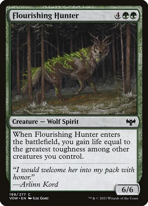 Flourishing Hunter · Innistrad: Crimson Vow 199/423