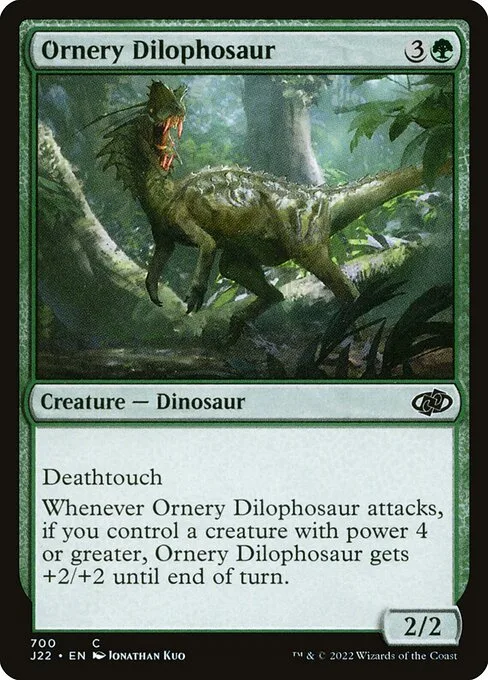 Ornery Dilophosaur · Jumpstart 2022 700/835