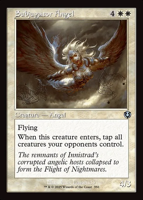 Subjugator Angel · Innistrad Remastered 350/495