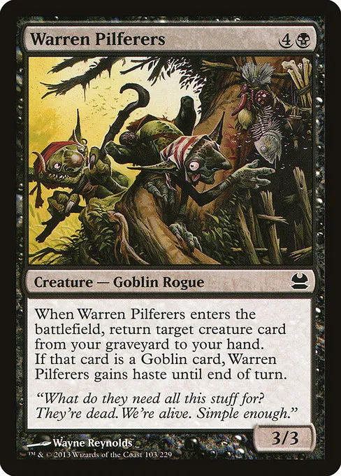 Warren Pilferers · Modern Masters 103/229