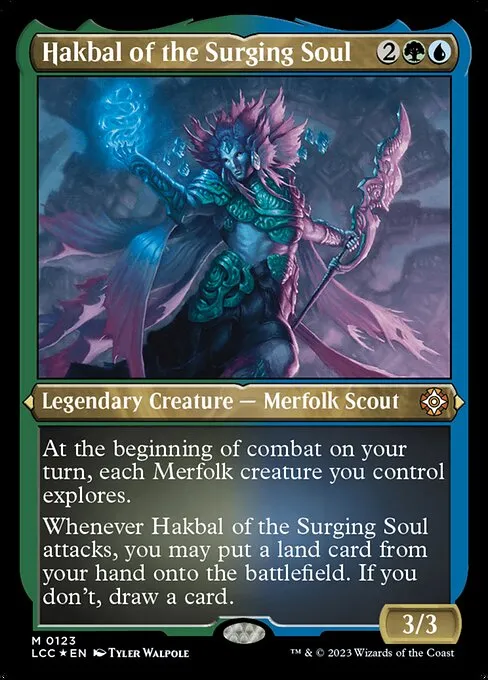 Hakbal of the Surging Soul · The Lost Caverns of Ixalan Commander 123/370