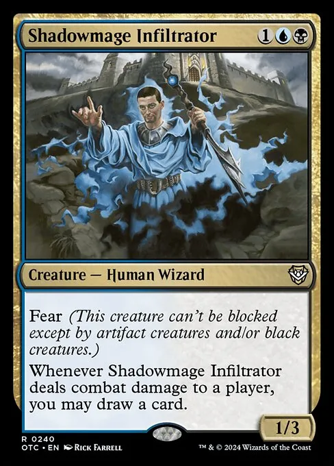 Shadowmage Infiltrator · Outlaws of Thunder Junction Commander 240/342