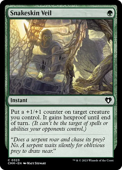Snakeskin Veil · Commander Masters 323/1067