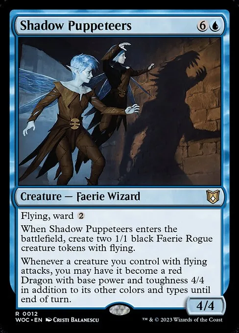 Shadow Puppeteers · Wilds of Eldraine Commander 12/173