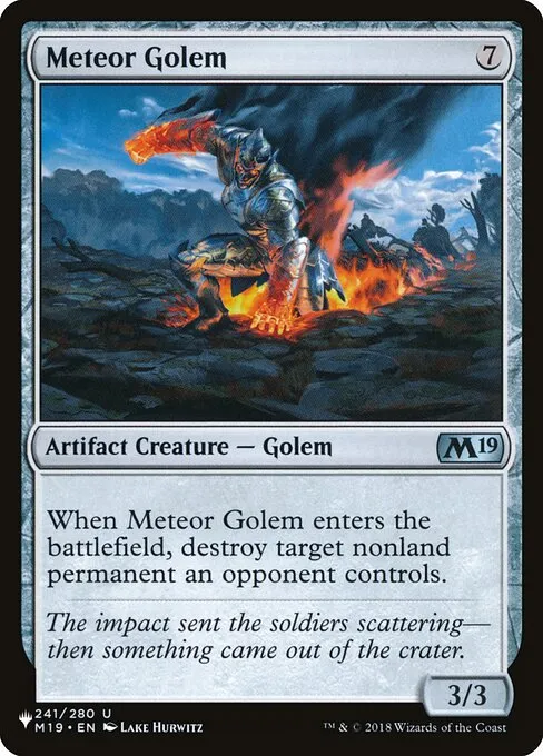 Meteor Golem · The List M19-241/5050