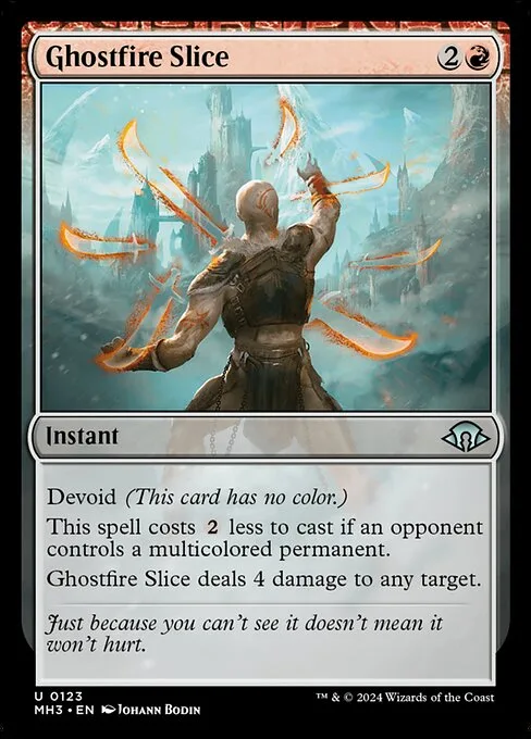Ghostfire Slice · Modern Horizons 3 123/528