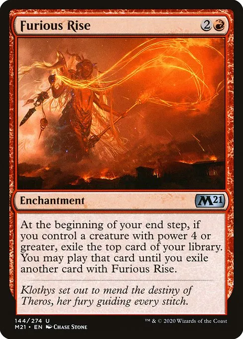 Furious Rise · Core Set 2021 144/397