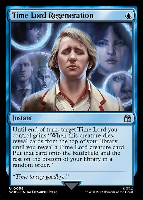Time Lord Regeneration · Doctor Who 59/1178