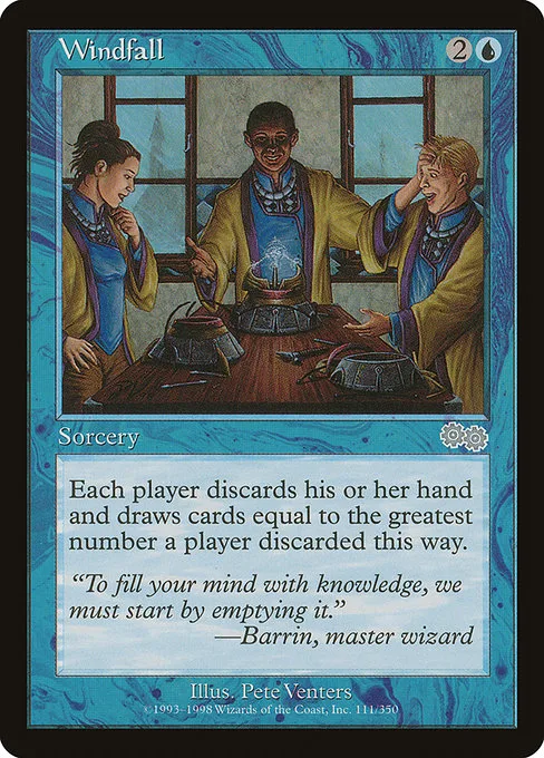 Windfall · Urza's Saga 111/357