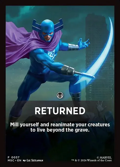 Returned · Marvel Super Heroes Jumpstart Front Cards 37/61