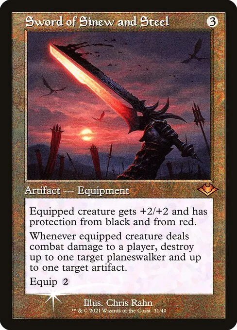 Sword of Sinew and Steel · Modern Horizons 1 Timeshifts 31/40