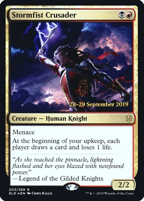 Stormfist Crusader · Throne of Eldraine Promos 203s/138