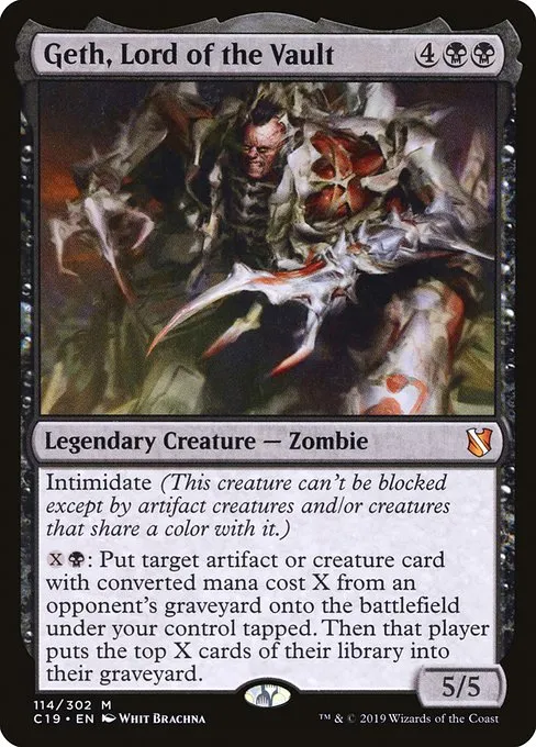 Geth, Lord of the Vault · Commander 2019 114/302