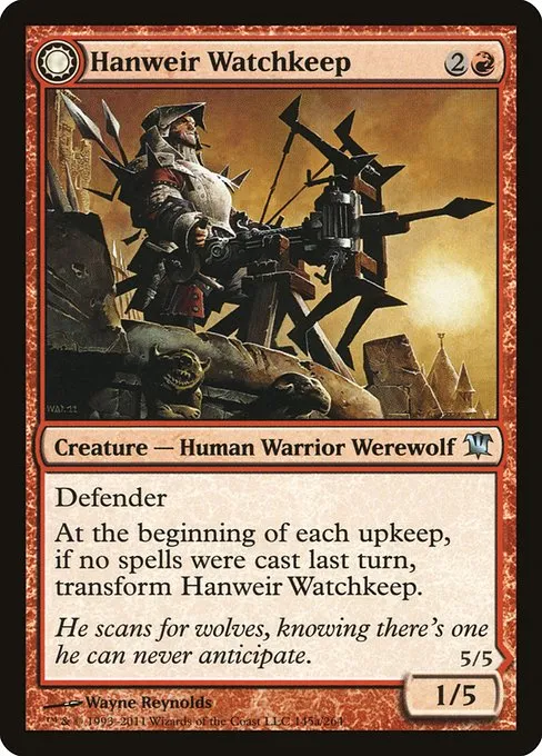 Hanweir Watchkeep // Bane of Hanweir · Innistrad 145/264