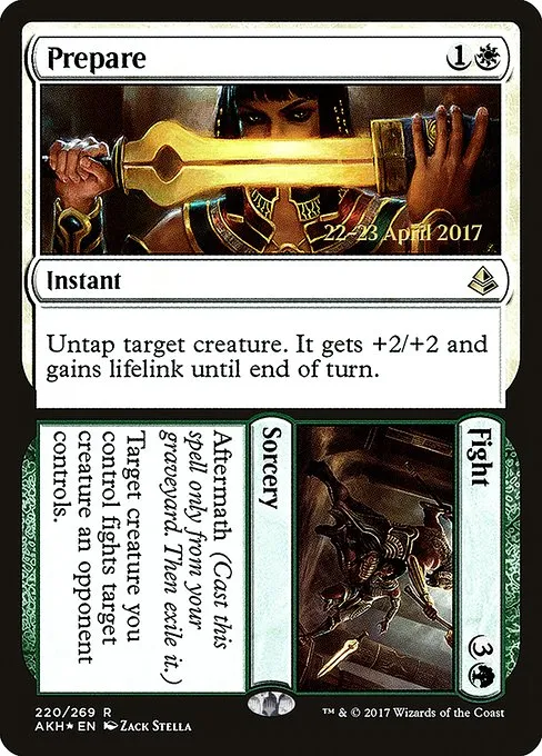 Prepare // Fight · Amonkhet Promos 220s/77