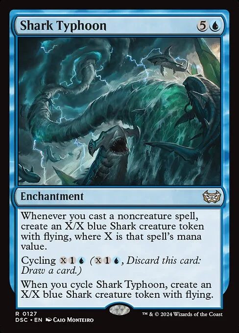 Shark Typhoon · Duskmourn: House of Horror Commander 127/373