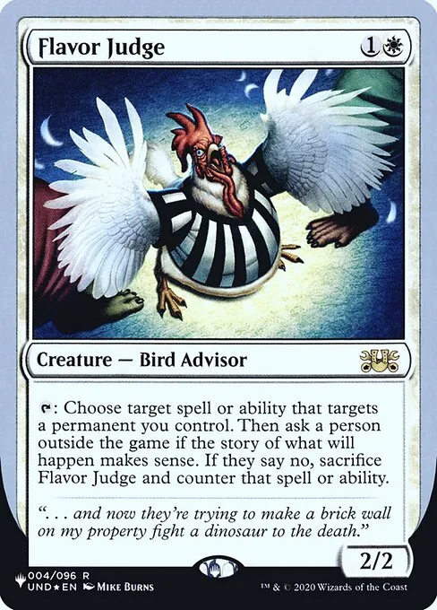 Flavor Judge · The List (Unfinity Foil Edition) 3/62